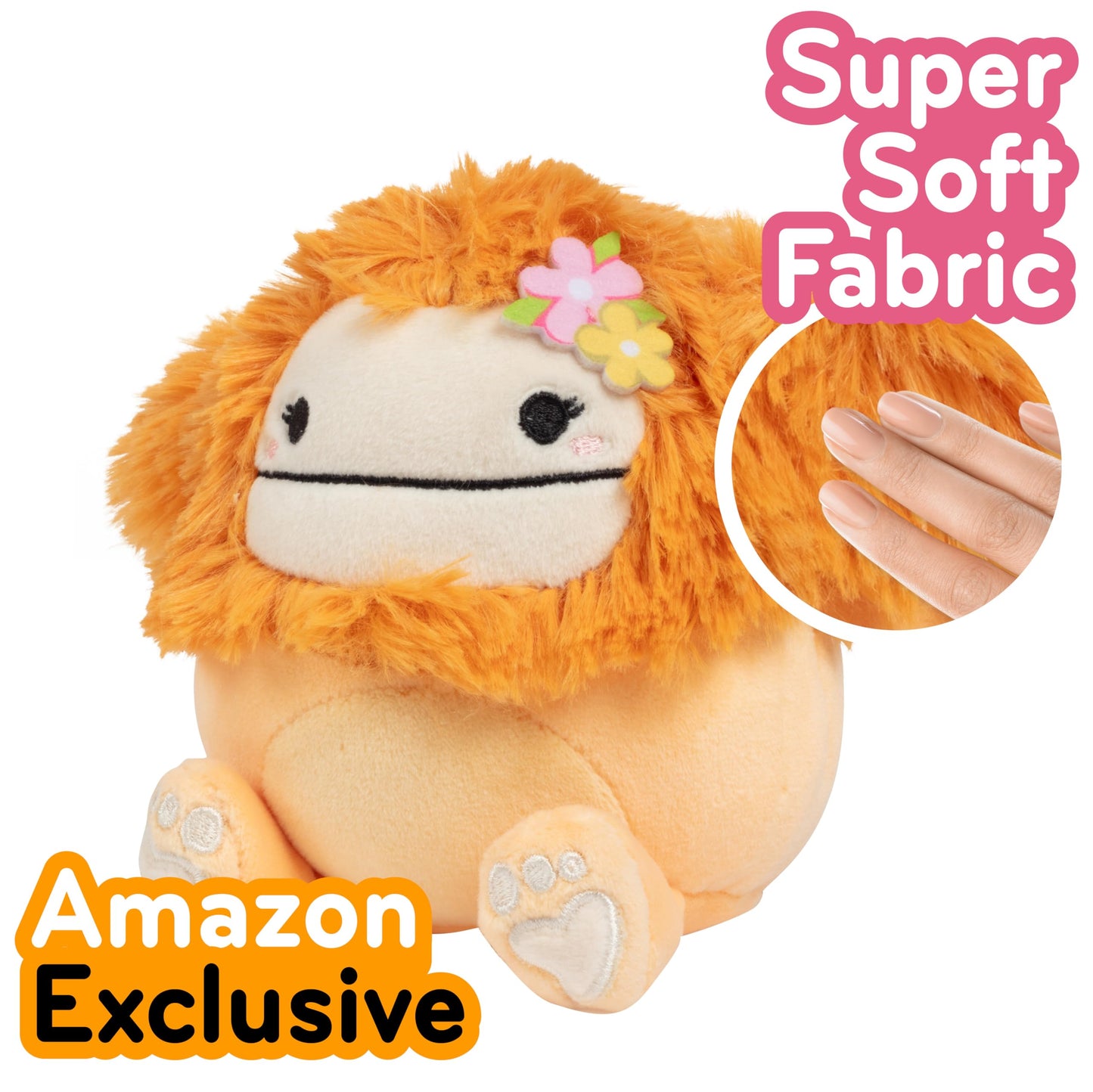 Squishmallows Original 5-Inch Shasta The Bigfoot - Official Jazwares Easter Plush - Collectible Soft & Squishy Mini Basket Stuff