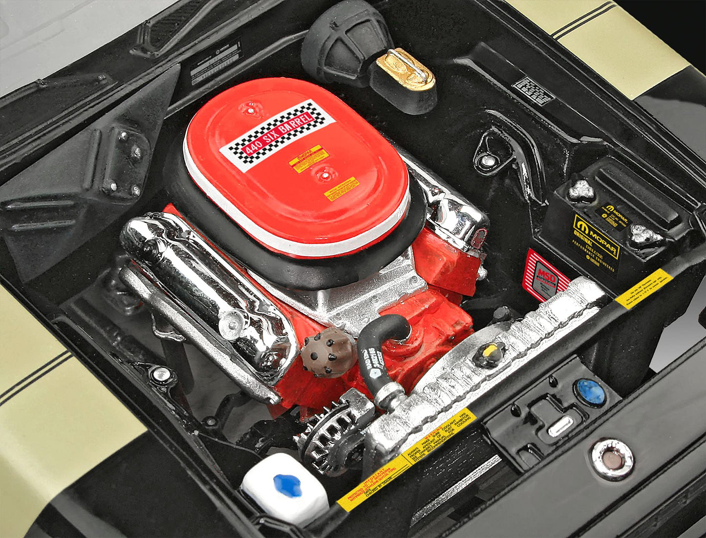 Revell 07692 Dominics 1971 Plymouth GTX (Fast & Furious) 1:24 Scale Model Kit, Black