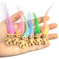 24 Pcs Vintage Lucky Dolls Action Figures Bulk with 12pcs Halloween Pumpkin Candy Box Great for Kids Boys Girls Halloween Party