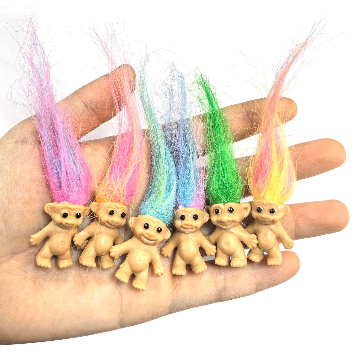 24 Pcs Vintage Lucky Dolls Action Figures Bulk with 12pcs Halloween Pumpkin Candy Box Great for Kids Boys Girls Halloween Party