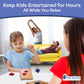 EUCATUS MINI Kids Portable Tabletop Cornhole Set – 2 Boards, 8 Bags, Red & Blue – Perfect for Slumber Parties & Birthdays