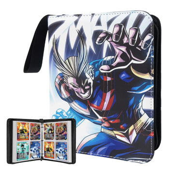 Anime Card Binder for Cards Waterproof Card Storage Bag with 480 Removable Sleeves for Anime Organize Trading Cards and TCG Cards