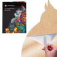 Unidragon Original Jigsaw Puzzle Saver, Wall Art Mounting System To Display Completed Boards, Includes Cardboard Base, Stickers, 3 Sheets Adhesive Labels, Patches & Instructions - For Ks, S & M Size
