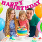 Pink Happy Birthday Banner Sign Happy Birthday Bunting Banner Flag Garland For Kids Girls Baby Birthday Party Decorations Supplies