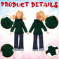 Fourluoo 6 Pcs Doll Clothes 11.8 Inch Doll Accessories Clothes Sweater Set Knitted Clothing For Doll Dress Up For Party Birthday