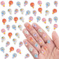 WOZADU 200 PCS Mini Resin Lollipop Figures for Crafts Tiny Resin Candy Miniature Things for Dollhouse Fairy Garden Micro Landscaping Decoration Cake Toppers Decor