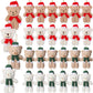 Hiboom 40 Pieces Christmas Stuffed Animal Bear Christmas Small Plush Bear Cute Bear Stuffed Animals Xmas Plush Bear Toys For Bir