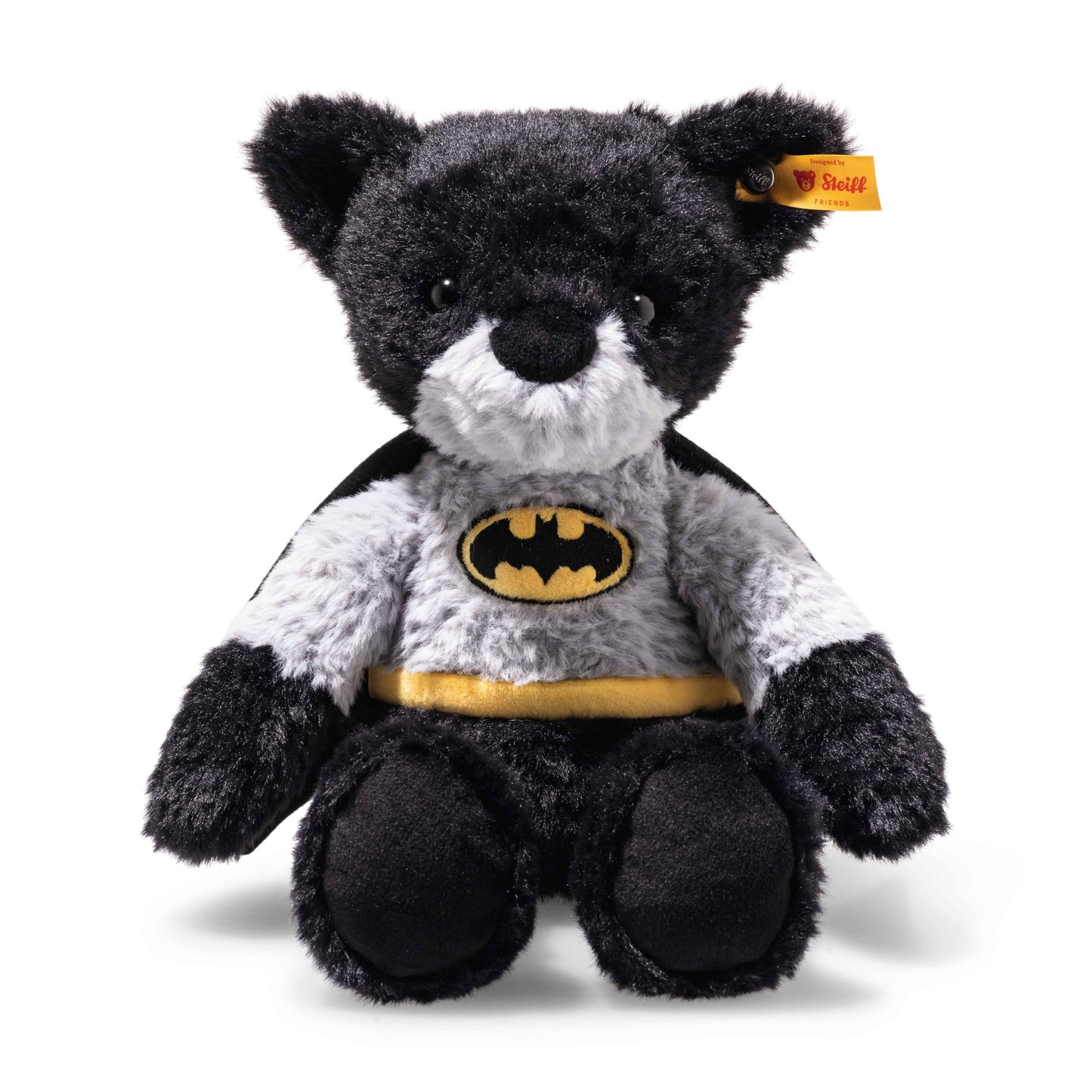 Steiff DC Superhero Teddy Bear - Officially Licensed Plush Toy Collectible enhanced Soft Stuffed Animal for Kids & Collectors  DC Batman  12 Tall