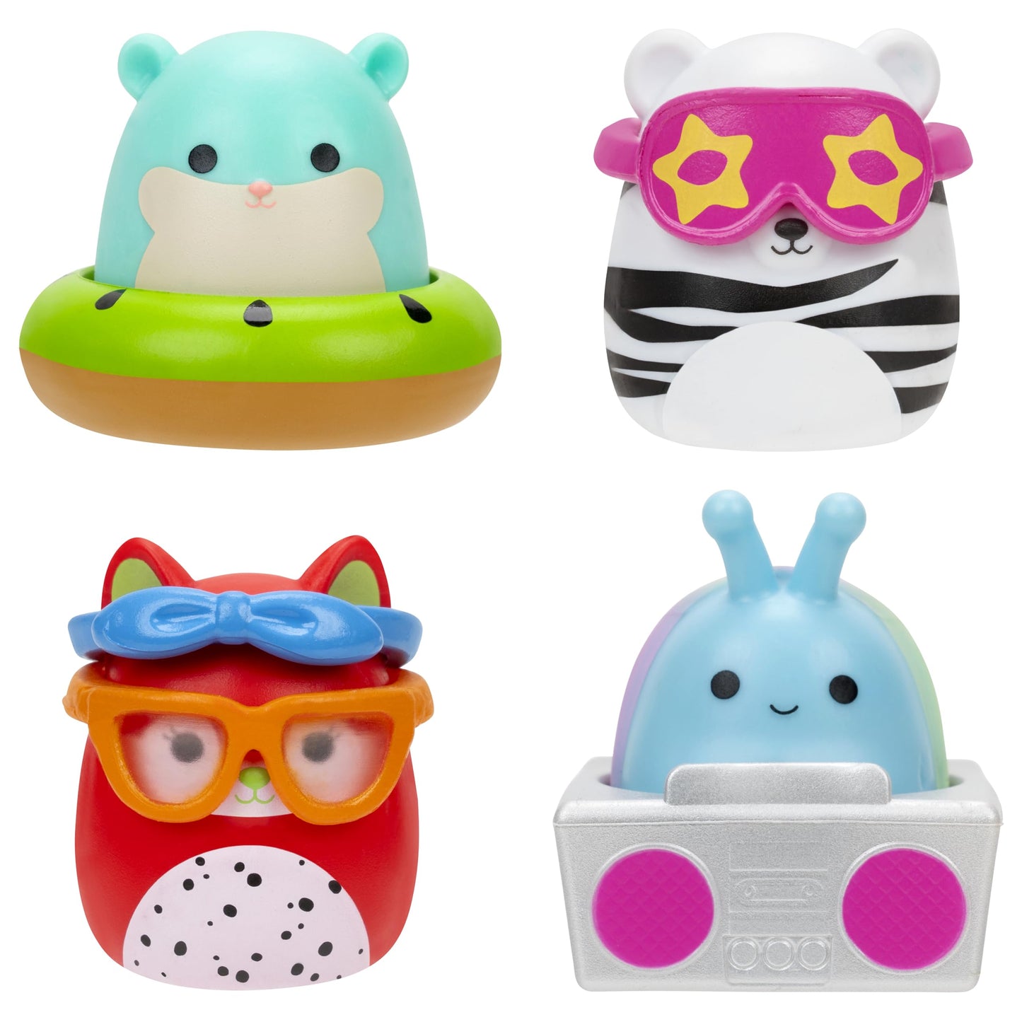 Squish-A-Longs By Squishmallows 25 Pack - Series 2 - (25) 1    Mini-Squish, 5 Accessories, 1 Ring, & 1 Collectors Guide - 2 Chas