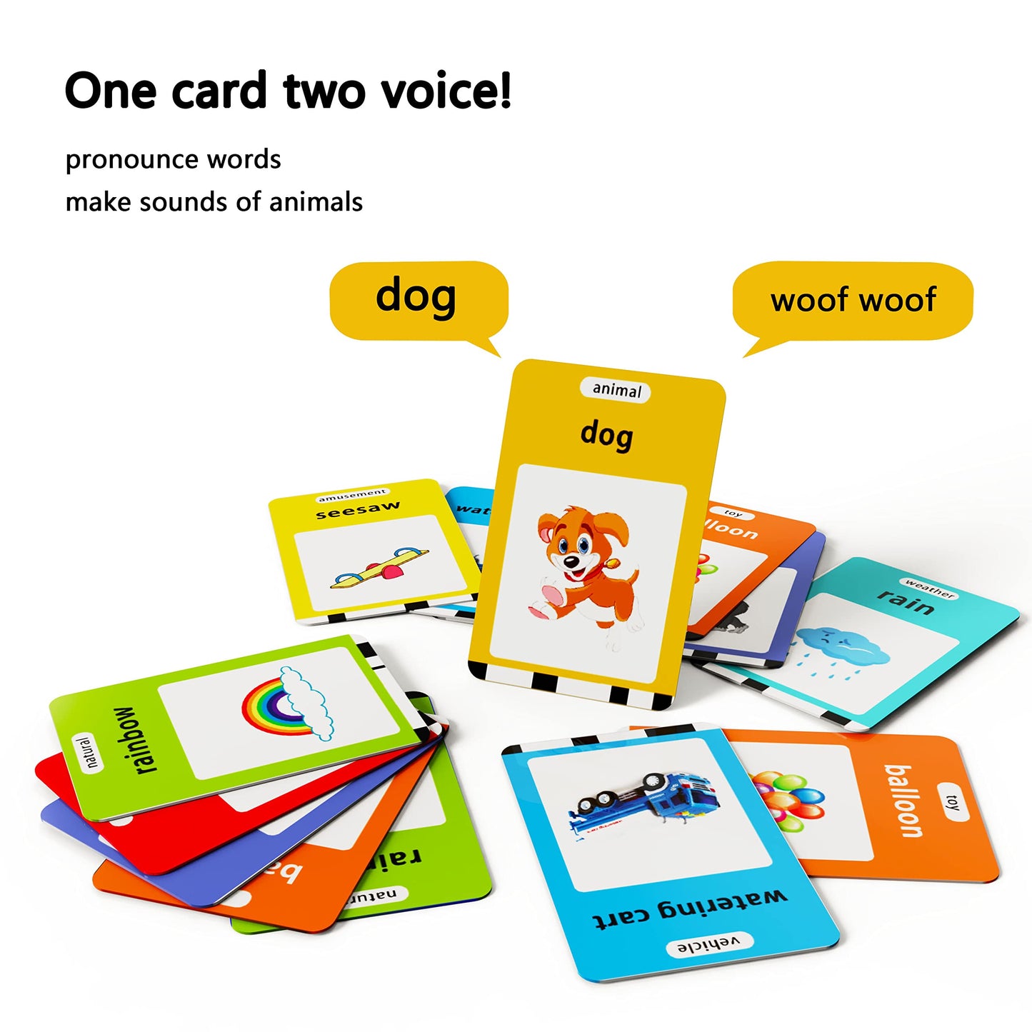 Lapare Audible Learning Toy for Toddlers - 520 Sight Words Flash Cards, Music, Plastic, Cyan, Ages 1-5