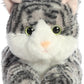 Aurora® Adorable Flopsie™ Lily™ Stuffed Animal - Playful Ease - Timeless Companions - Gray 12 Inches
