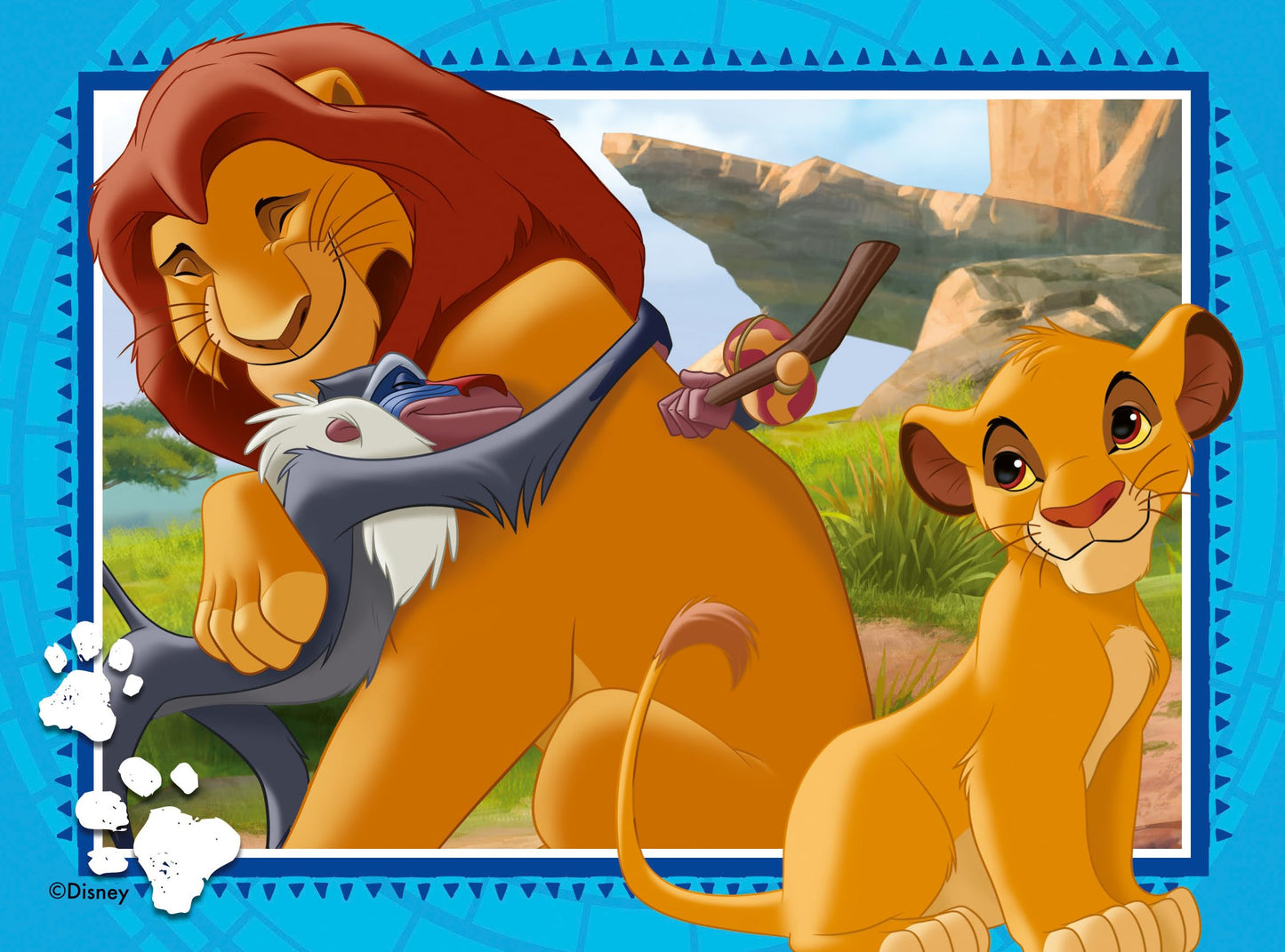 Ravensburger - Puzzle: The Lion King  Puzzle 3 Years or Older  Puzzles Children 3 Years  Kids Puzzle  Gift Child 3 Years  Ravensburger Puzzle  4 puzzles for children 3 years  12004025