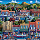 Buffalo Games 1000 Piece Jigsaw Puzzle - Mt Airy, NC - Large Multicolor Paper Puzzle - Model 12821 - Perfect for Game Nights