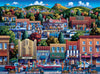 Buffalo Games 1000 Piece Jigsaw Puzzle - Mt Airy, NC - Large Multicolor Paper Puzzle - Model 12821 - Perfect for Game Nights