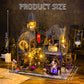 Foyucool DIY Miniature House Kits, Tiny House Kit, Doll House Kits for Adults to Building, Unique Birthday Christmas Day Gift fo