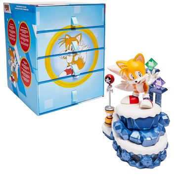 CC Countdown Characters Sonic the Hedgehog Tails Collectible Figure - Buildable Advent Calendar - PVC - Model NS3524 - Official SEGA Merchandise
