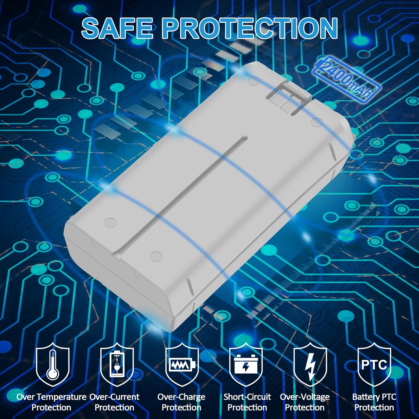 Fantayso Intelligent Mini 2 SE/Mini 2 Flight Battery 2 Packs 2400mAh Capacity 31 Minutes of Max Flight Time Compatible with DJI
