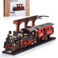 Wowood 3D Puzzles for Adults -Steam Train, Wooden Model Kits Building Set for Adults, DIY Crafts Kits Hobby Creative Gift Ideas(