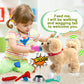 Koonie Toy Dog, Singing, Walking, Barking, Tail Wagging, Plush Interactive Toy for 2-5 Years Kids