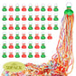 No Mess Streamers,50 Pack Romantic Colorful Christmas Confetti Poppers,Green Red Party Poppers For Birthday,Celebrations,holiday