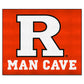 FANMATS 17271 Rutgers Scarlett Knights Man Cave Tailgater Rug - 5ft. x 6ft. Sports Fan Area Rug, Home Decor Rug and Tailgating M