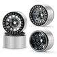 Zolikar 4Pcs Rc 1.9 Beadlock Wheels 35Mm Aluminum Alloy Wheel Hubs Set For 1/10 Scale Rc Crawler Car Accessories Scx10 D90 Wrait