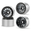 Zolikar 4Pcs Rc 1.9 Beadlock Wheels 35Mm Aluminum Alloy Wheel Hubs Set For 1/10 Scale Rc Crawler Car Accessories Scx10 D90 Wrait