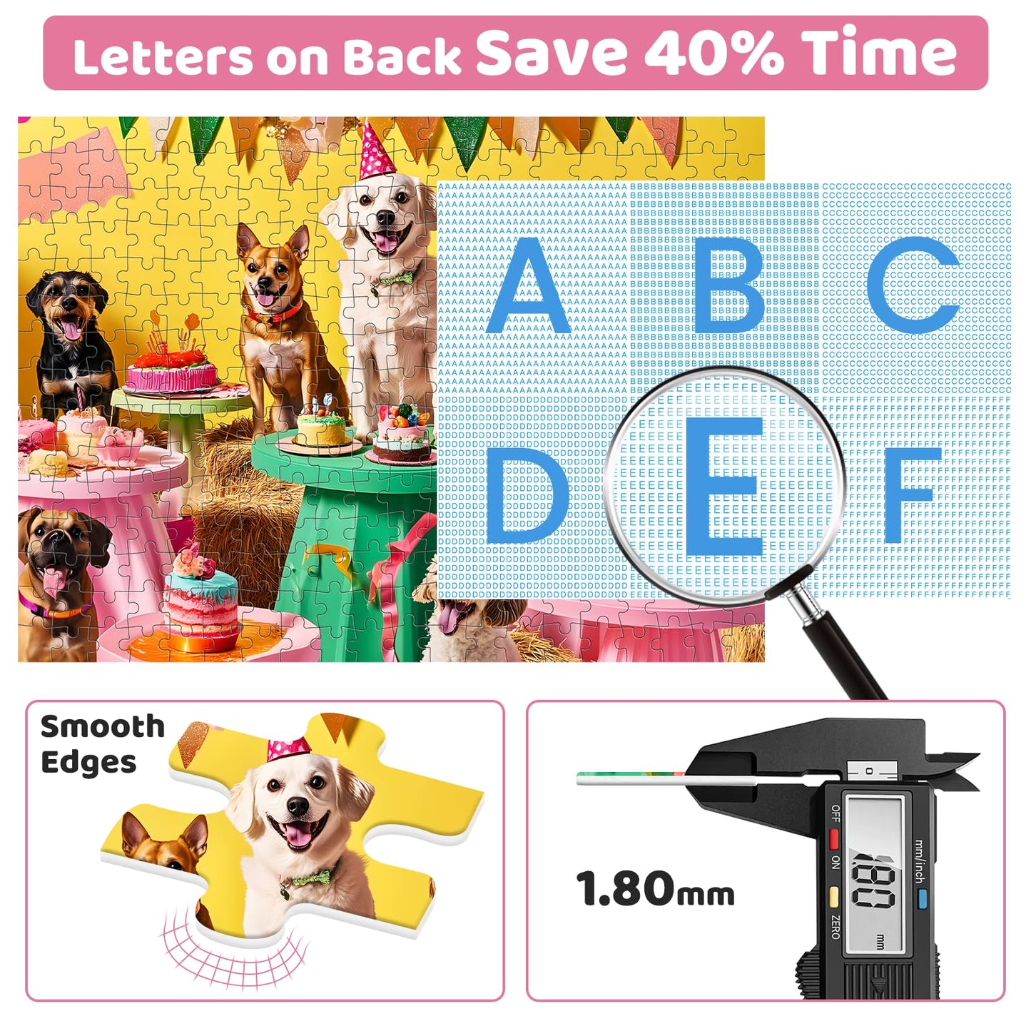 300 Piece Puzzles for mature-themeds Jigsaw Puzzles 300 Pieces for Kids Ages 8-10 10-12 Dog Puzzles Animal Pet Lover mature-themed Jigsaw Puzzle Games Family Entertainment Gift Toy 20.5x15in
