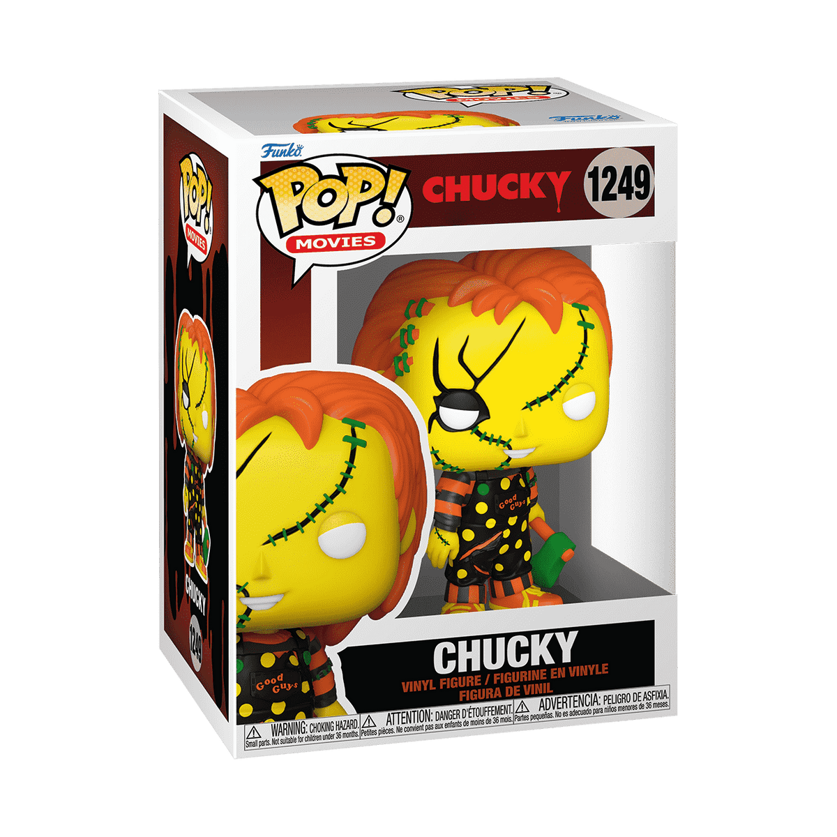 Chucky #1249 Funko Pop! Movies Chucky Black Light