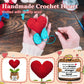 Mini Funny Positive Crochet Flower Gifts - Emotional Inspirational Support Gift for Women Men Coworker Friends, Small Christmas