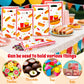 ArianQicult Hot Dog Party Favor Bag 50Pcs Delicious Food Themed Sweet Goody Candy Treat Gift Bags, Snacks Hotdog Pattern Design