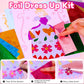iGetooy 4-in-1 Dress Up Game Set - Princess Fantasy Makeup Kit, Pretty Princess Game, Girls Toy Kit with Diamond Painting & Dres