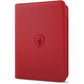 9 Pocket Zipper Card Binder  Fabmaker 360 Trading Card Holder Book  enhanced PU Cover Zip Binder for Cards  Durable Side Loading Card Folders Album for MTG  TCG  Game Cards  Sports Cards  Red