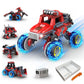 Apitor Robot B Stem Kits - Includes Large Storage Organizer, 8 In 1 Electric Monster Truck Building Toys For Kids 6-8 8-10, Educ