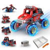 Apitor Robot B Stem Kits - Includes Large Storage Organizer, 8 In 1 Electric Monster Truck Building Toys For Kids 6-8 8-10, Educ