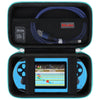 Elonbo Carrying Case Compatible with TaddToy 16 Bit Handheld Game Console for Kids mature-themeds  Classic Retro Video Games Travel Storage Cover Bag  Portable Electronic Game Player Organizer Holder  Green