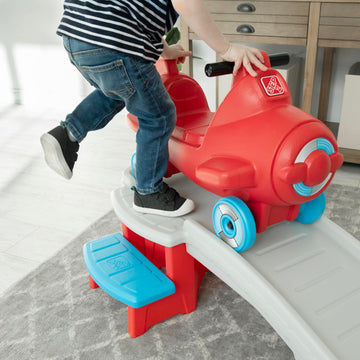 Step2 Sky Rider Up & Down Roller Coaster Kids Ride On Toy, Push Car, Indoor/Outdoor Playset, Made Of Durable Plastic, Max Weight