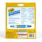 Crayola Dual-Tip Washable Markers, 10 Count, Assorted Colors, Broad Line & Chisel Tip, Plastic, Model 58-8310