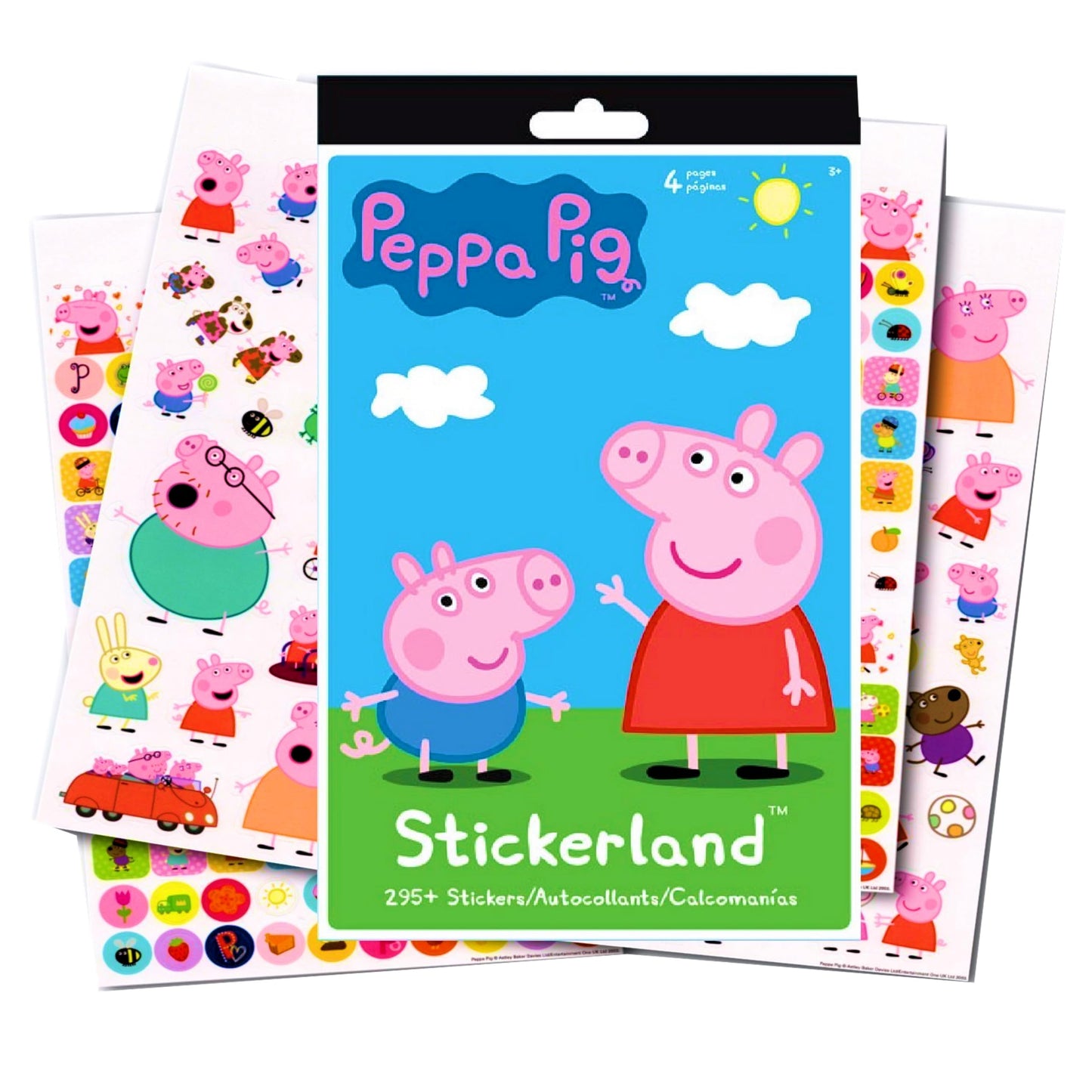 Coloring and Activity Set - Bundle Includes Peppa Pig Coloring Book, Peppa Pig Stickers, and 2-Sided Door Hanger (Peppa Coloring