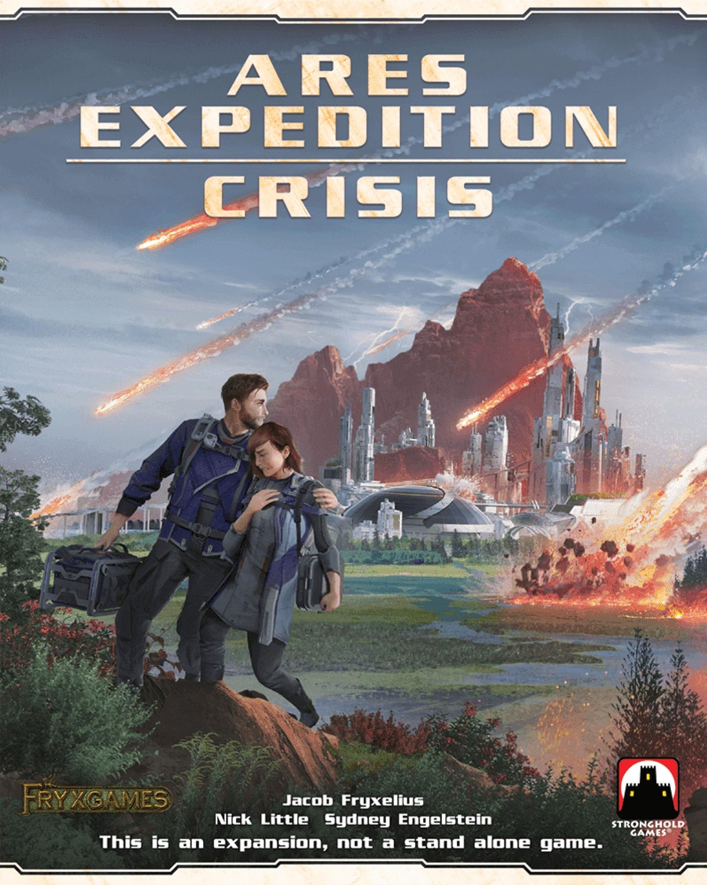 Terraforming Mars Ares Expedition: Crisis By Stronghold Games, Cooperative Board Game Expansion