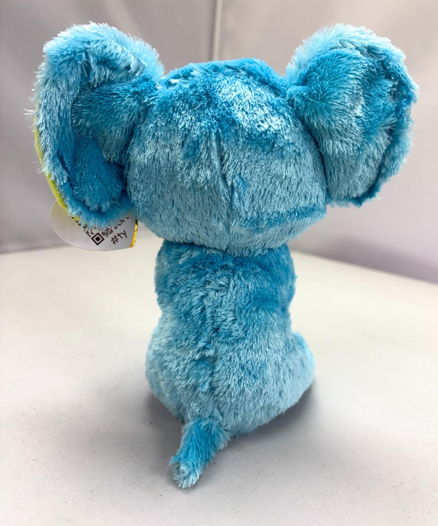 Ty Beanie Boo TRUNKLES 6" Blue Elephant Plush Toy - Multi-colored, Model T37359