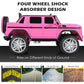 Honey Joy Ride On Truck, Licensed Mercedes-Benz Maybach G650 Battery Powered Ride On Toys Car, Led Lights, Music, Slow Start, 12V Electric Cars For Kids, Gift For Boys Girls (Blue)