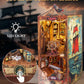Diy Book Nook Kit - Pirate 3D Wooden Miniature Puzzles With Led Light Dollhouse Model Craft Kits For Adults Bookshelf Insert Dec
