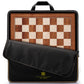 A&A 21.25' Professional Wooden Tournament Chess Board/Mahogany & Maple Inlaid / 2.25' Squares W/O Notation