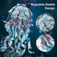 Piececool 3D Puzzles For Adults, Jellyfish Night Light With Usb Plug, Ocean Animals 3D Metal Model Building Kits, Diy Assembling Arts And Crafts