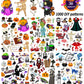 Halloween Stickers For Kids,Halloween Party Favors,36 Sheets 1000Pcs Holiday Stickers, Halloween Party Decoration, Classroom Cra