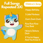 Astro Learns English Children's Songs Musical Books, Interactive Sound Toy, Pink & Blue for Toddlers Ages 1-3