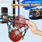 Hoperock Indoor Basketball Hoop Toys For Kids, Adjustable Height Basketball Hoop Over The Door, Mini Hoops With Scoreboard, Basketball Toys Christmas Birthday Gifts For Boys Age 4 5 6 7 8 9 10 11 12+