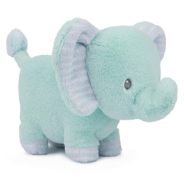 Gund Baby Safari Friends Collection Plush Elephant With Chime, Sensory Toy Stuffed Animal For Babies And Newborns, Teal, 7''