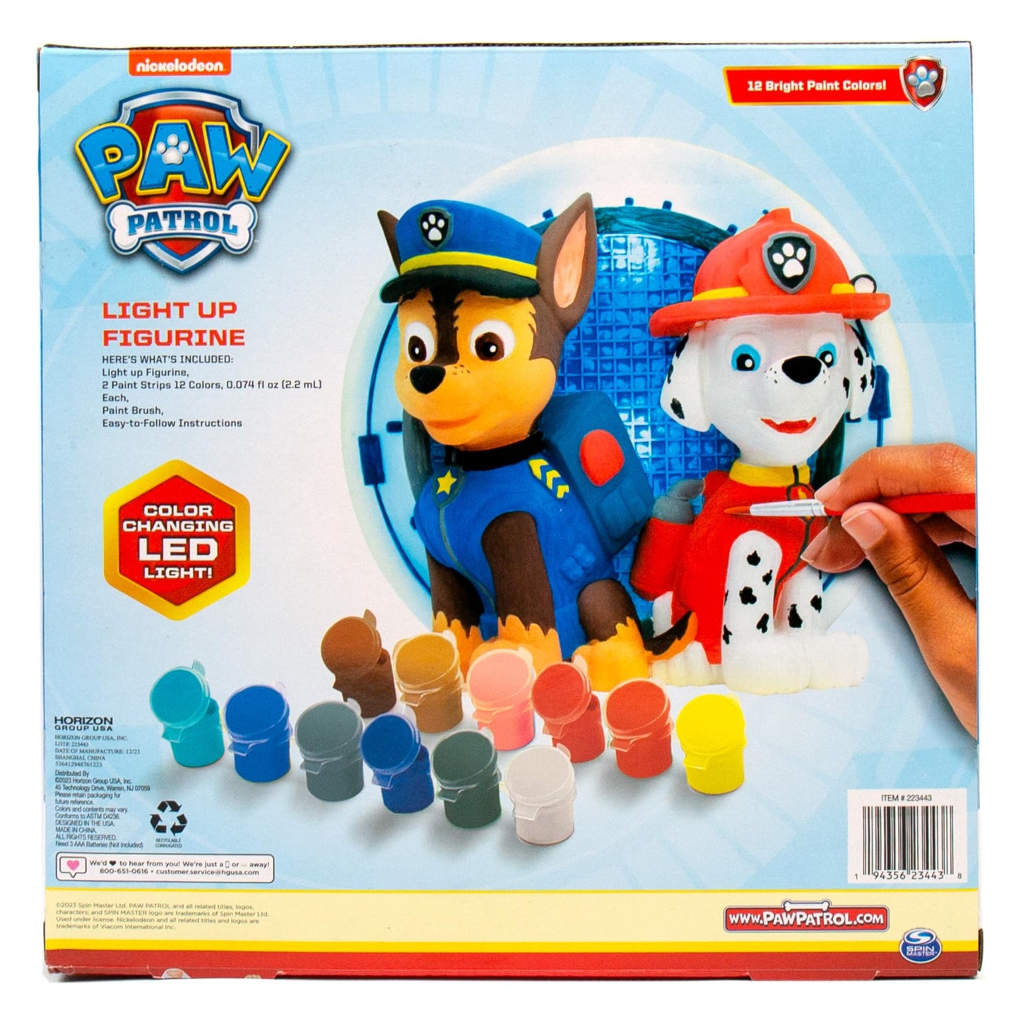 Horizon Group Usa Paw Patrol Paint Your Own Light-Up Figurine